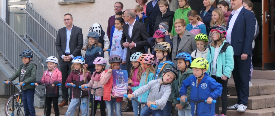 Radfahrabzeichen Baden-Württemberg an der Ganerbenschule vorgestellt